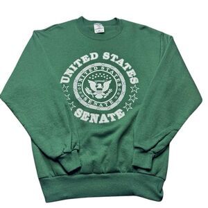 Vintage United States Senate Freem Crew Neck Sweatshirt Adult M MADE IN USA